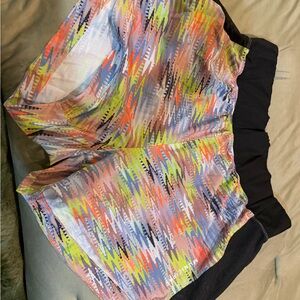 Municipal Colorful Zigzag Athletic Shorts